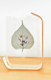 Empreinte incrustée dans Feuille naturelle