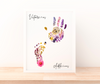 Empreinte mains/pieds Enfant, Cadre Fratrie